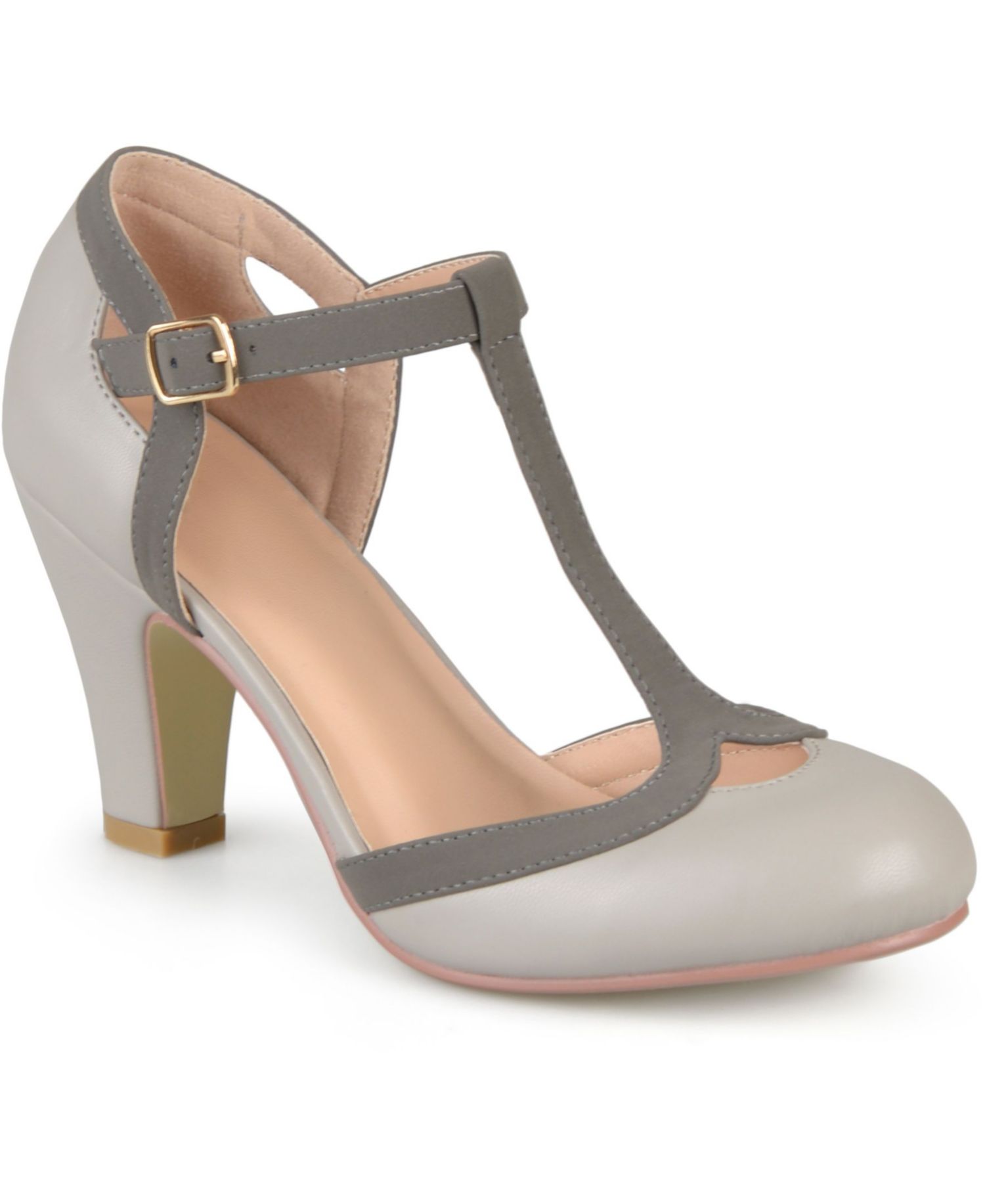 Women's Olina Regular and Wide Width Buckle Pumps