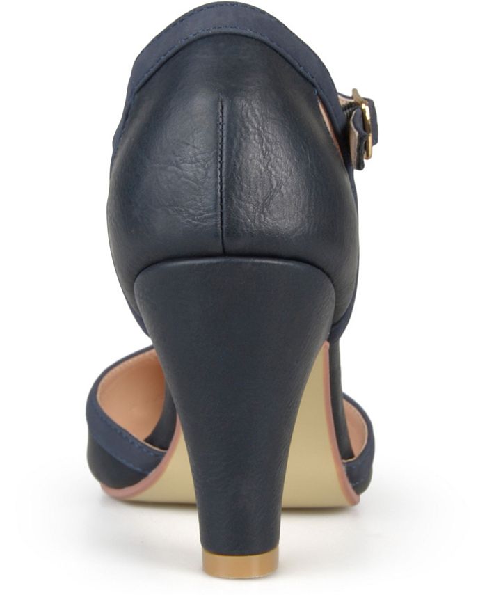 journee collection womens lirryc pumps block heel