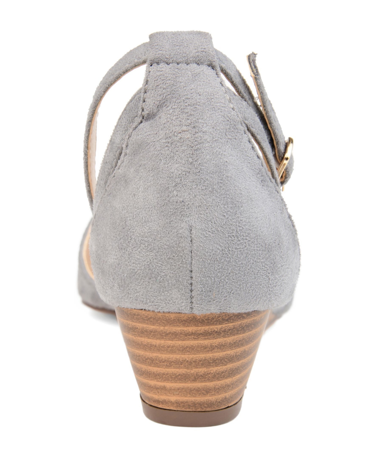 Journee Collection Women's Arkie Pointed Toe Ankle Strap Wedges