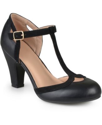 wide width mary jane heels