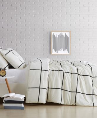 Kurt Windowpane 3-Pc. Comforter Set, Full/Queen
