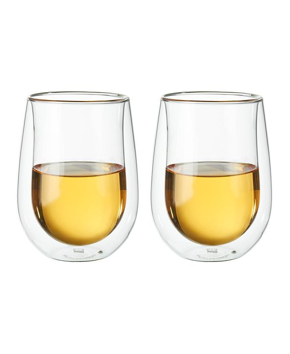 J.A. Henckels ZWILLING Sorrento Stemless White Wine Glass, Set of 2 & Reviews Bar & Wine