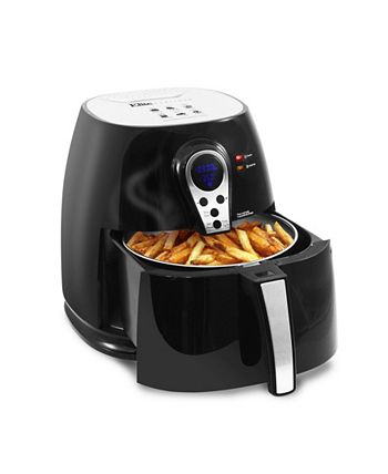 Elite Gourmet Electric 4Qt. Hot Air Fryer Large Capacity-3.2 Lbs of Food,  1350W - Macy's