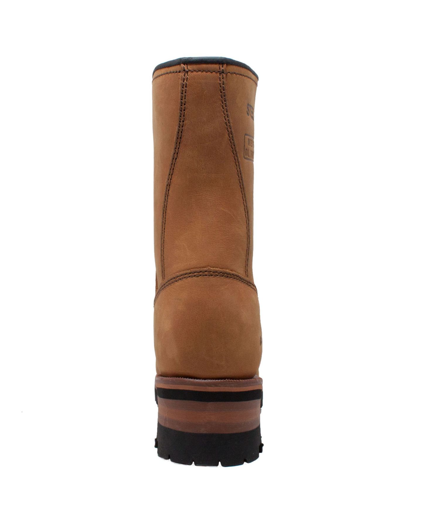 Мужские ботинки AdTec 9" Steel Toe Logger Boot, цвет: Коричневый — фото 4