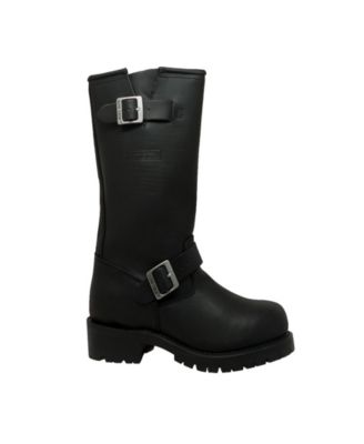 RideTecs Men's Deluxe: 11" Engineer Boot- Black 1440