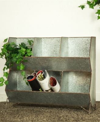 Farmhouse Galvanized Storage Shelf