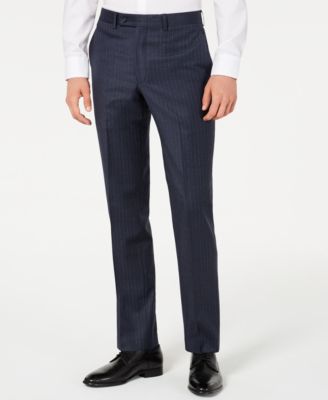 pinstripe navy pants