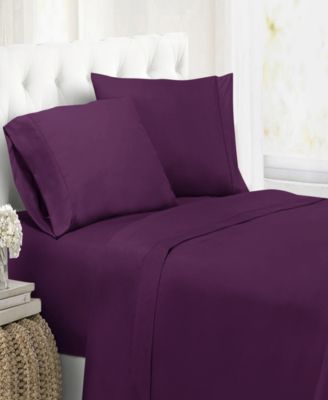 Swift Home Ultra Soft Microfiber Double Brushed Blissful Dreams King Sheet Set