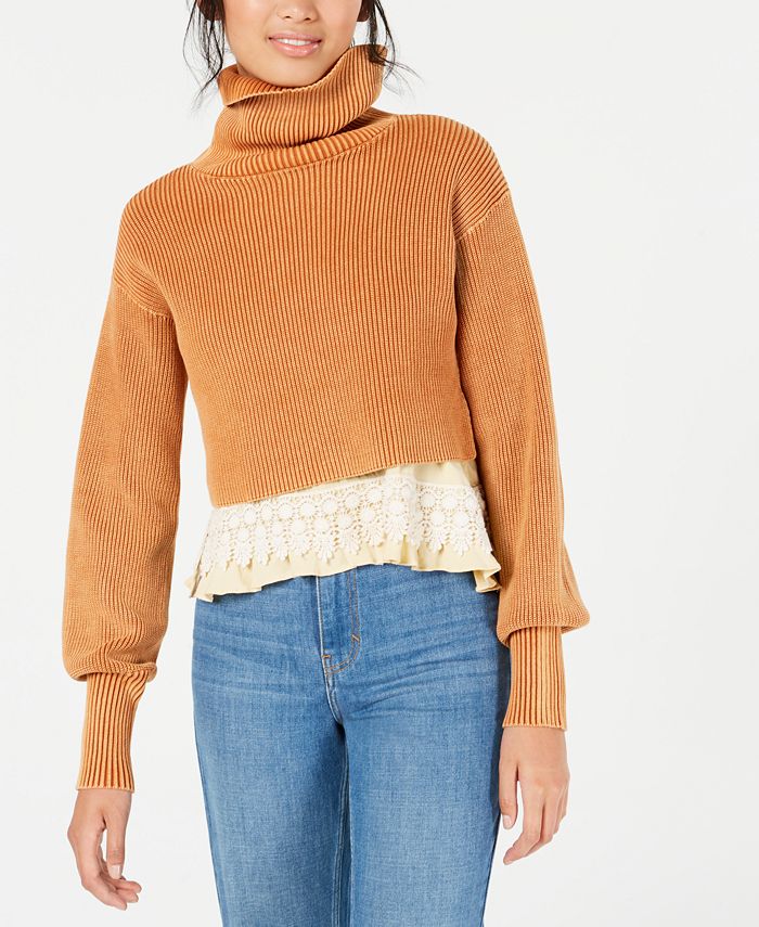 Free people open back sweater online