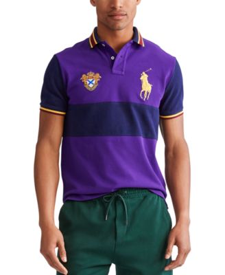 purple ralph lauren polo shirt big pony