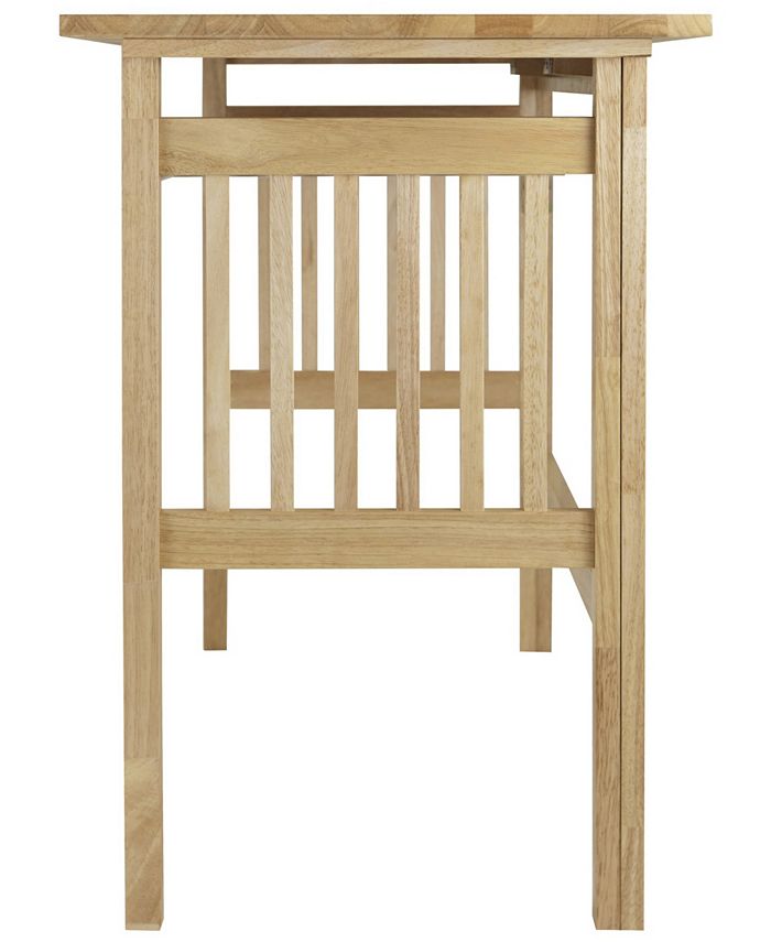 Winsome Computer Desk with Foldable Computer Key Board Macy's