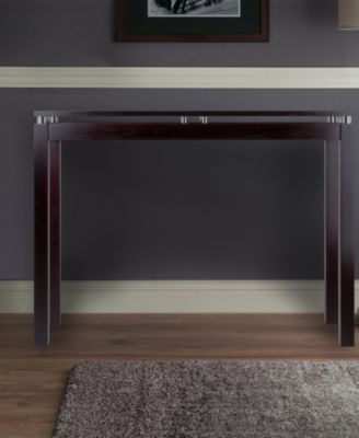 Linea Console/Hall Table with Chrome Accent
