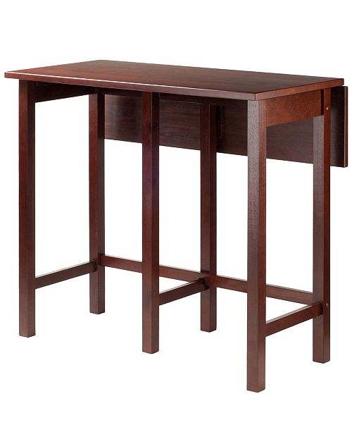 Winsome Lynnwood Drop Leaf High Table Reviews Furniture Macy S
