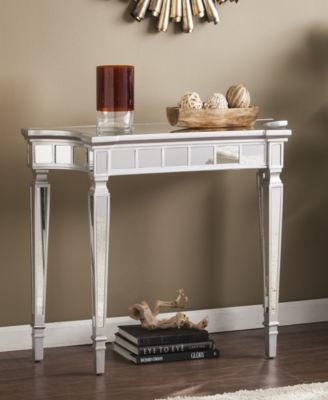 Smyth Glam Mirrored Console Table