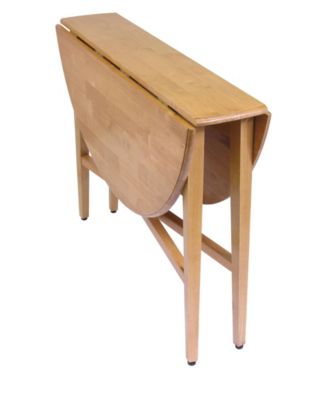 Winsome Hannah Round 42" Double Drop Leaf Gate Leg Table - Macy's