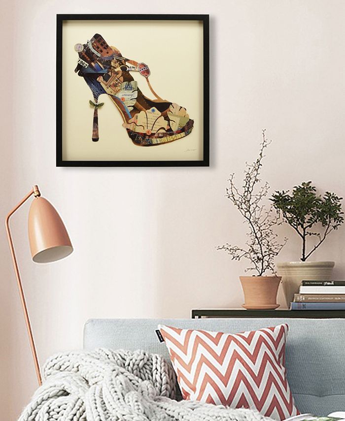 Empire Art Direct 'High Heeled' Dimensional Collage Wall Art - 25