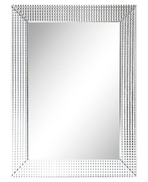 Empire Art Direct Solid Wood Frame Covered With Beveled Prism Mirror In Clear