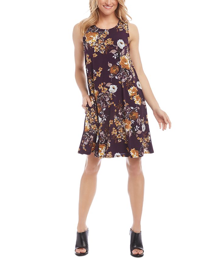 Karen Kane Chloe Floral-Print Swing Dress - Macy's