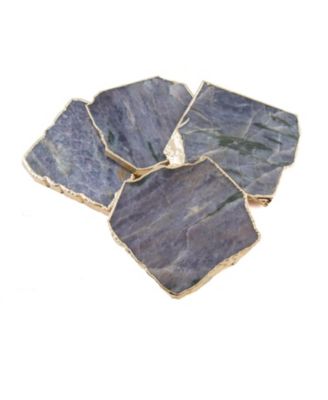 Thirstystone - Blue Agate Coasters