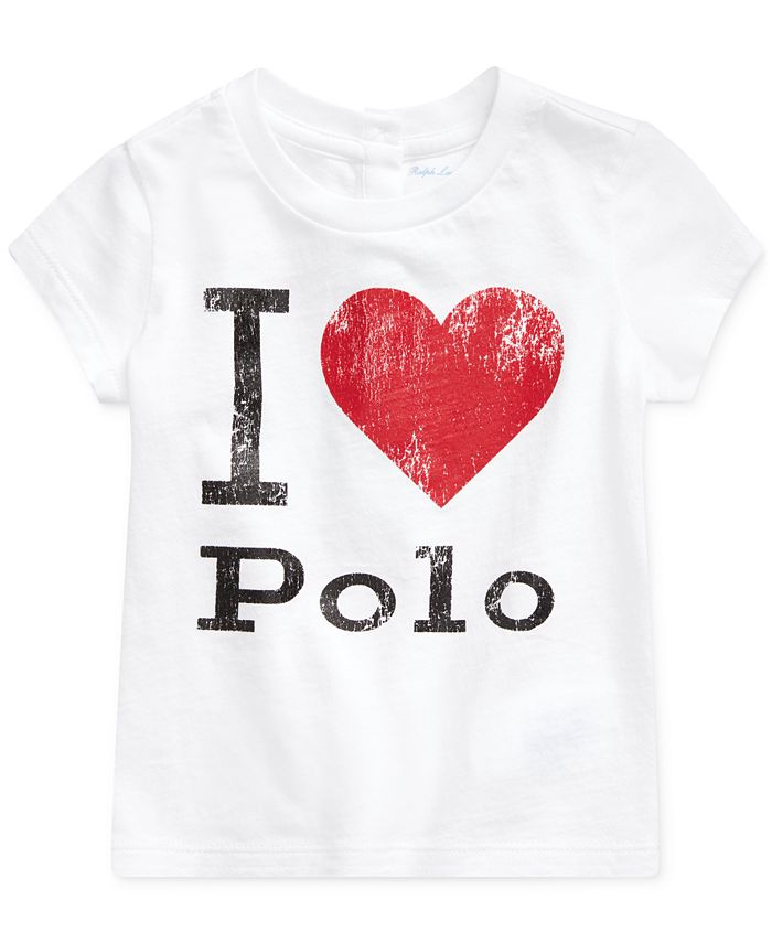 Polo Ralph Lauren Baby Girls Jersey Cotton TShirt Macy's