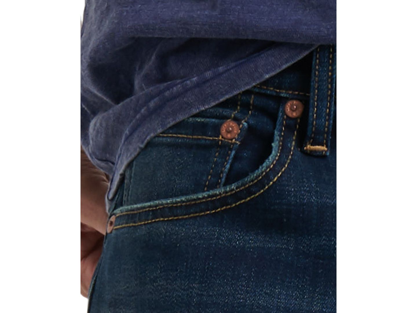 Мужские джинсы Lucky Brand 181 Relaxed Straight Fit Coolmax® Stretch, цвет: Balsam — фото 5
