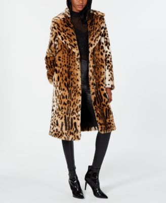 leopard coats at macy's