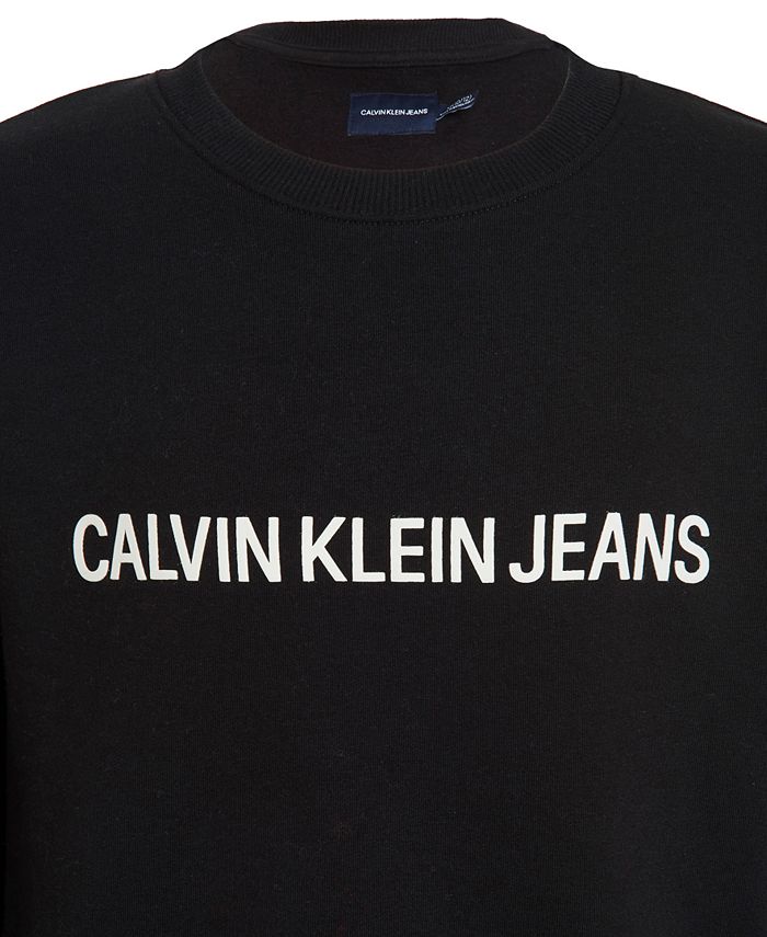 Calvin Klein Big Boys Logo-Graphic Sweatshirt - Macy's