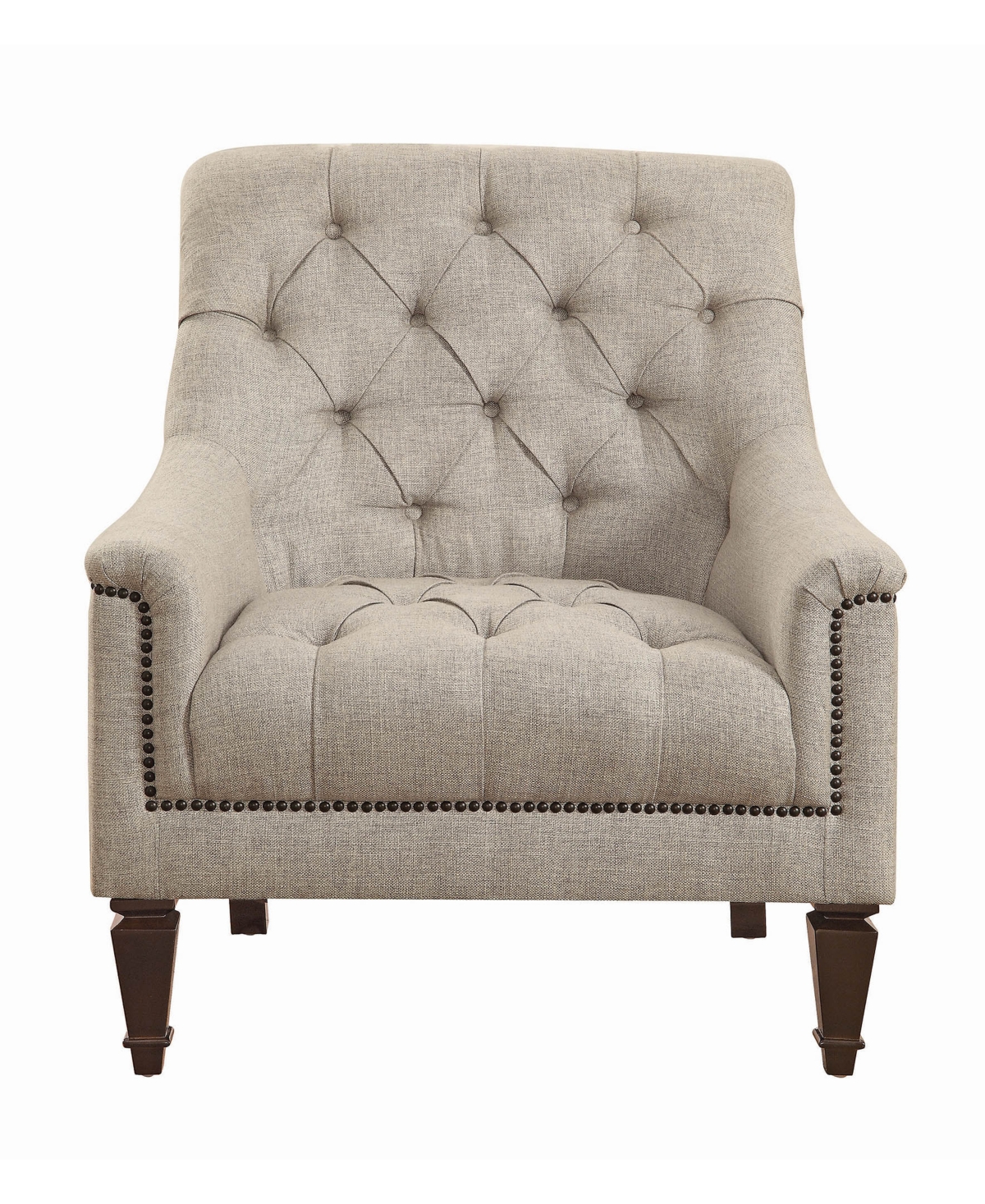 Coaster Home Furnishings Avonlea Upholstered Chair with Heavy Tufting