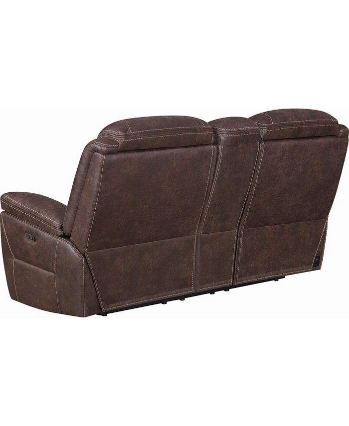 COASTER COMPANY OF AMERICA Coaster Home Furnishings Hemer Upholstered Power2 Loveseat Macy's