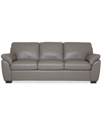 Lothan 87" Leather Sofa, Created for Macy's