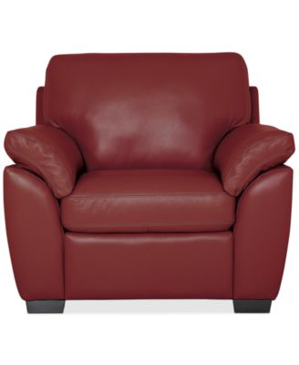 Lothan 41" Leather Chair