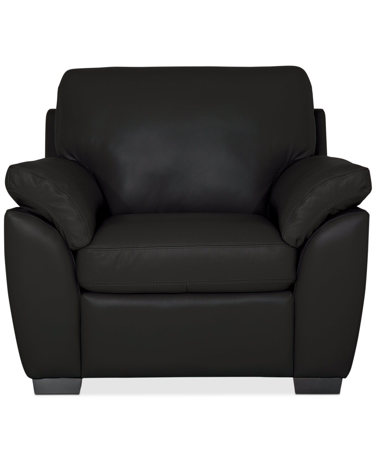 Lothan 41" Leather Chair, Created for Macy's