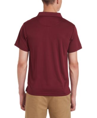 Young Men Uniform Short Sleeve Performance Stretch Polo