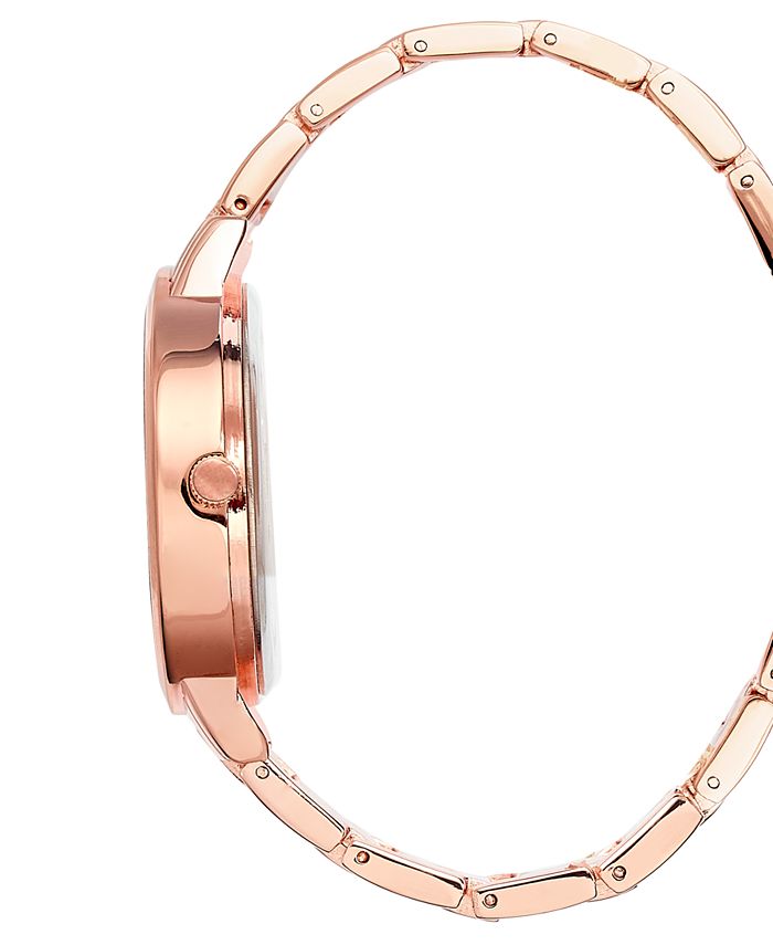 INC International Concepts INC Women's Rose Gold-Tone Glitter Bracelet ...
