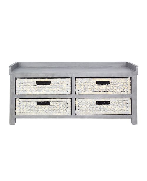 Heather Ann Creations Heather Ann Raleigh Storage Bench With Four