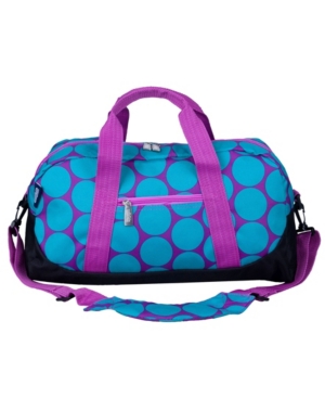 Wildkin Big Dot Aqua Overnighter Duffel Bag