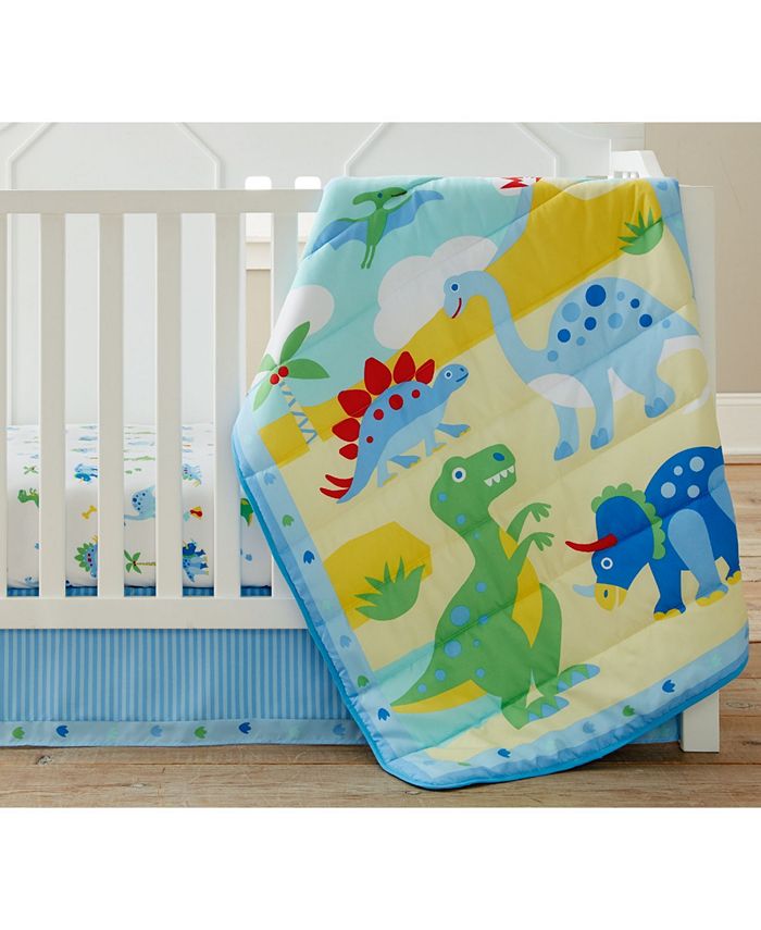 Drap Microfibre Enfant Wildkin Kids Jurassic Dinosaurs 5 Pc Microfiber Bed In A Bag - Twin Wildkin Feuilles En Microfibre Full Dinosaur Land Free