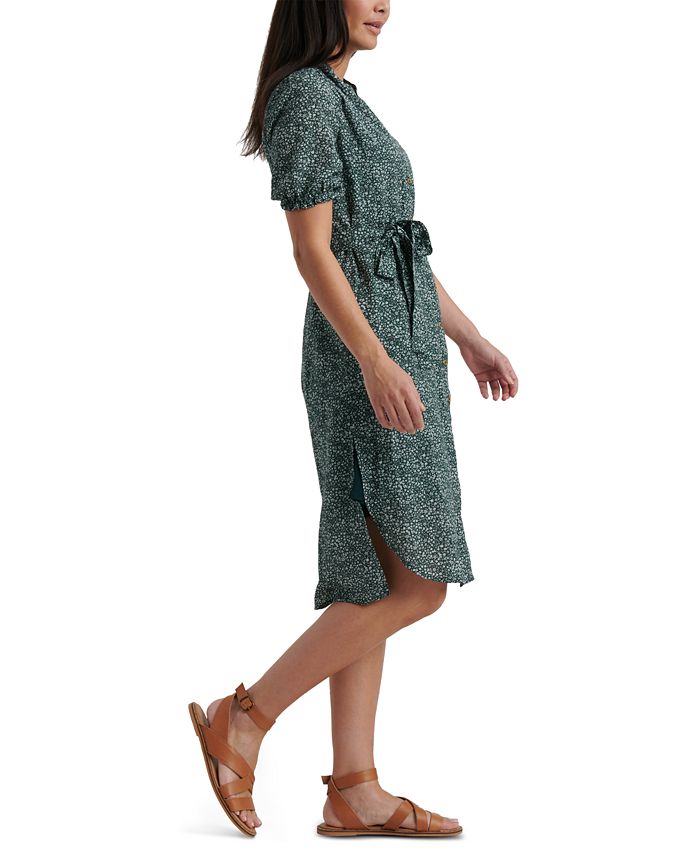 Lucky Brand Dakota Floral-Print Belted Shirtdress & Reviews - Dresses ...