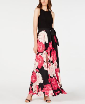 macy's floral maxi dress