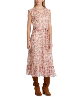 ralph lauren floral print dress