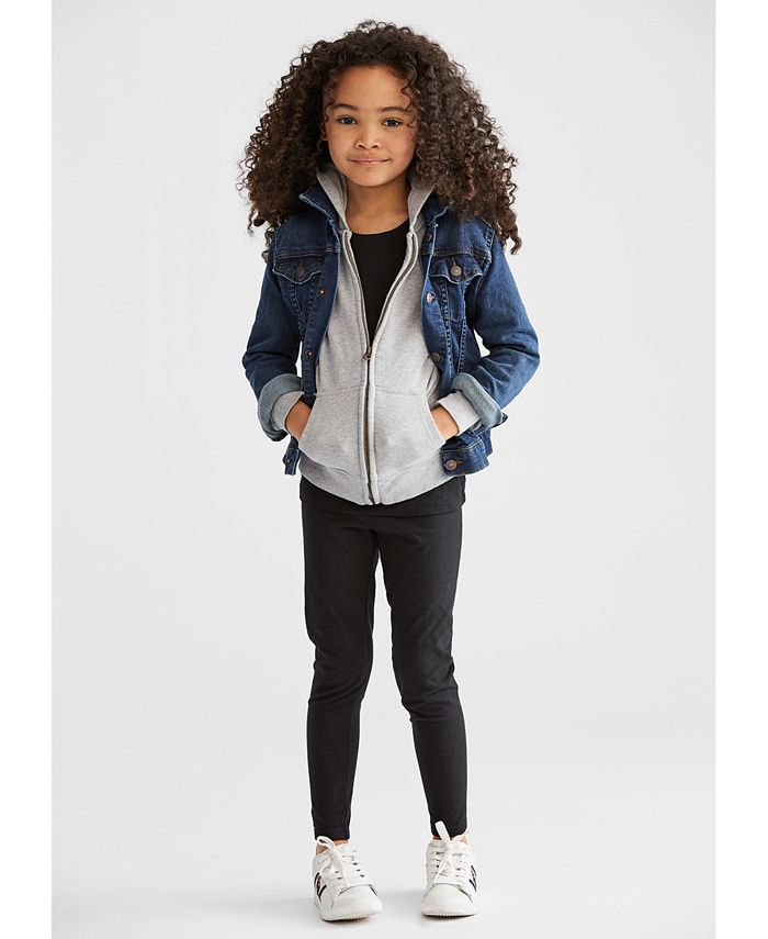 Polo Ralph Lauren Little Girls Denim Jacket, Hoodie & Leggings & Reviews -  Sets & Outfits - Kids - Macy's