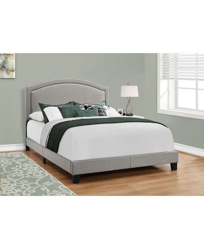 Monarch Specialties Queen Linen Bed Macy's