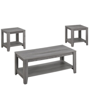 Monarch Specialties 3 Piece Table Set