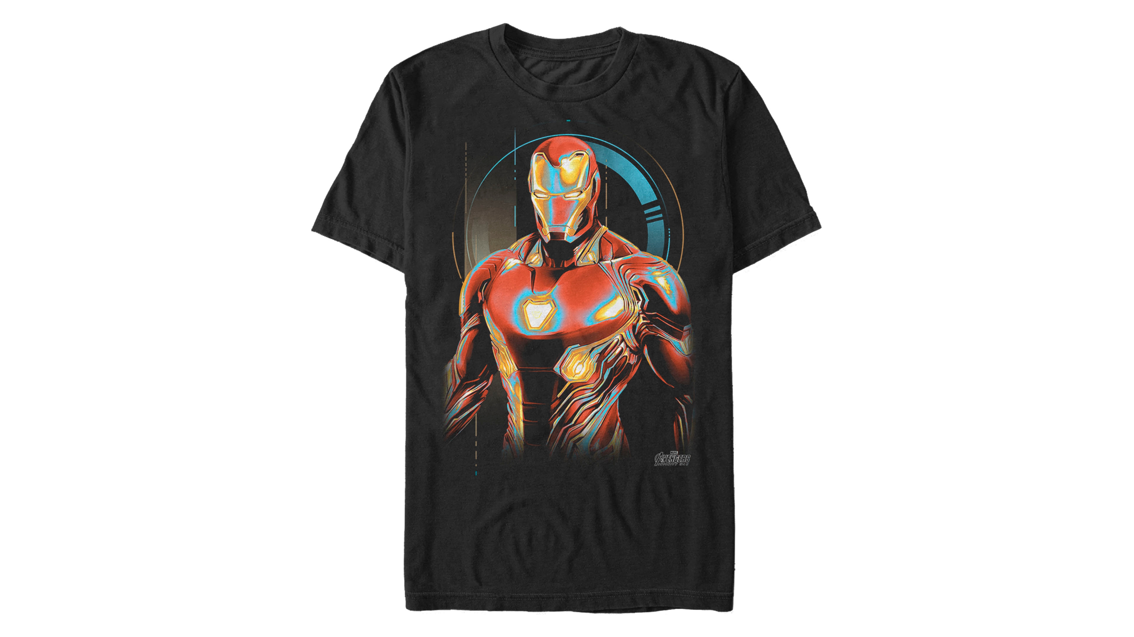 Marvel Men's Avengers Infinity War Ironman Glowing Short Sleeve T-Shirt