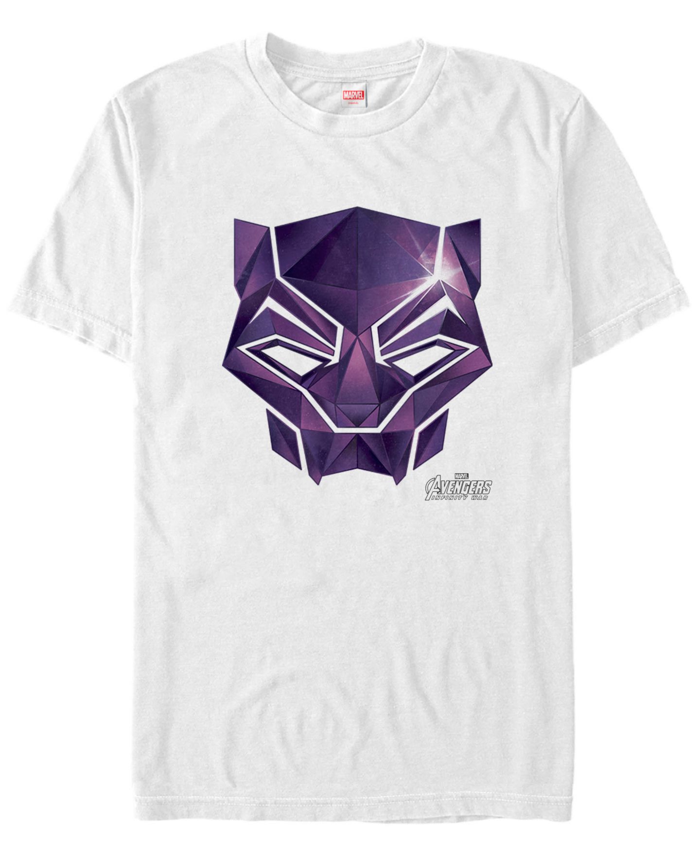 Мужская футболка Fifth Sun Marvel Avengers Infinity War Diamond Panther Short Sleeve, цвет: Белый — фото 1