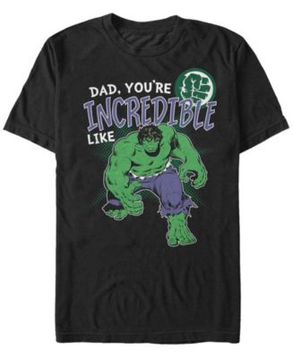 Marvel Men's Comic Collections Incredible Like The Hulk Short Sleeve T ...