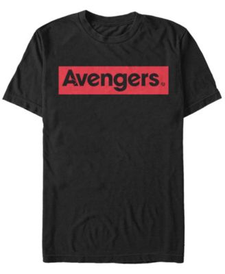 Marvel Men's Avengers Red Logo Short Sleeve T-Shirt