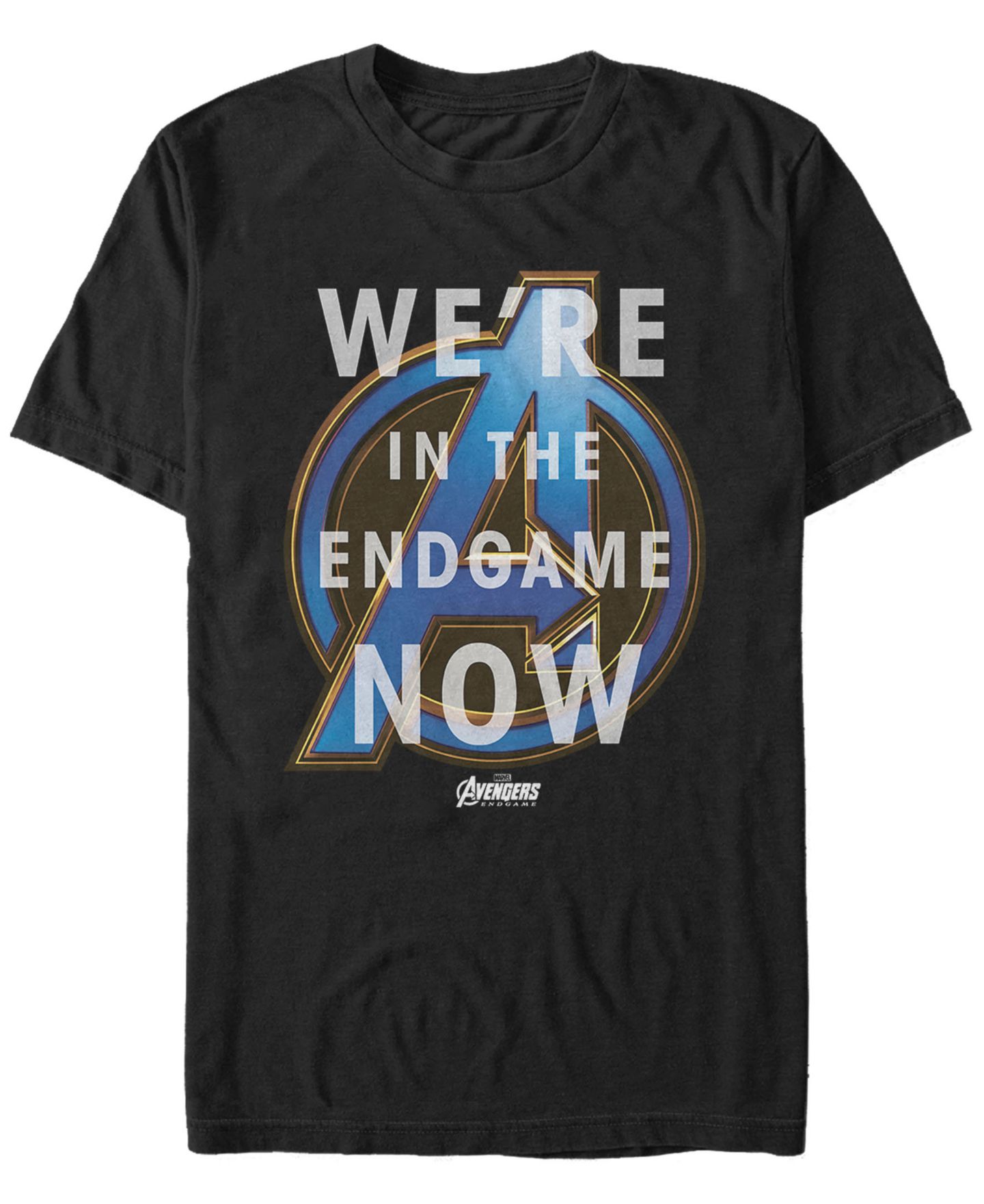 Мужская футболка Fifth Sun Marvel Avengers Endgame We're In The End Now Quote Short Sleeve, цвет: Чёрный — фото 2