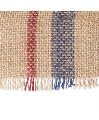 Design Imports Burlap Table Runner 14" x 108"