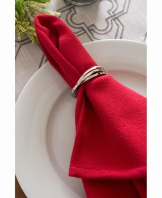 Intertwined Napkin Ring Set of 6